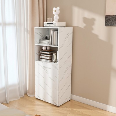 JUJABU Stretchable Desk with Storage Shelves & Mobile Wheels, Ideal for Small Apartments/Offices