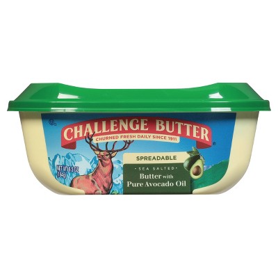 Challenge Sea Salted Spreadable Butter with Pure Avocado Oil - 6.5oz