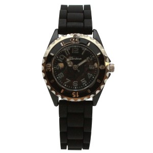 Olivia Pratt Solid Color Silicone Strap Casual Women Watch - 1 of 4