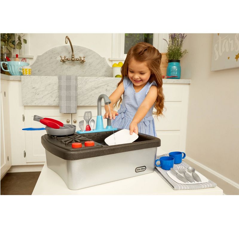 Little Tikes First Real Sink &#38; Stove Realistic Pretend Play Appliance, 6 of 9