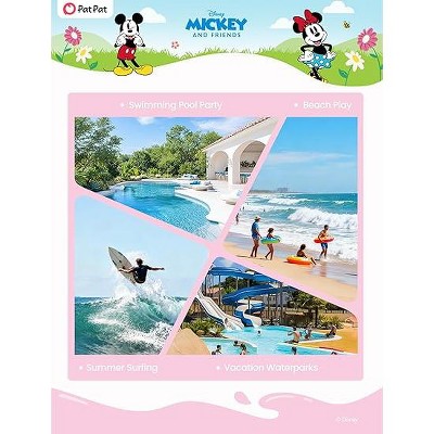 Mickey Mouse & Friends Disney Mickey Mouse & Friends Kids Girls UPF 50+ Sport Summer Swimwear Sets Tankini Minnie Pink 3T-4T — фото 7