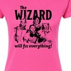 Women's - Wizard of Oz - The Wizard Will Fix Everything Fitted Graphic T-Shirt - 2 of 4
