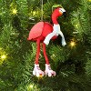 Christmas Felted Wool Flamingo with Skate Ornament - Wondershop™ - 2 of 3