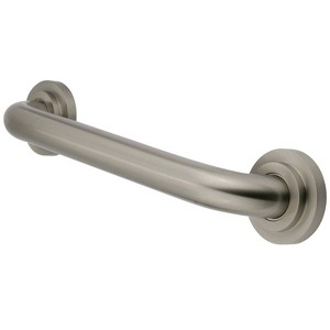 12" Manhattan Decorative Grab Bar Brushed Nickel - Kingston Brass - 1 of 3