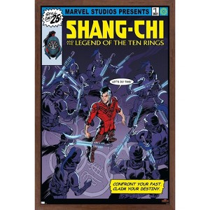 Trends International Marvel Shang - Legend of Ten Rings - Let's do This Framed Wall Poster Prints - 1 of 4