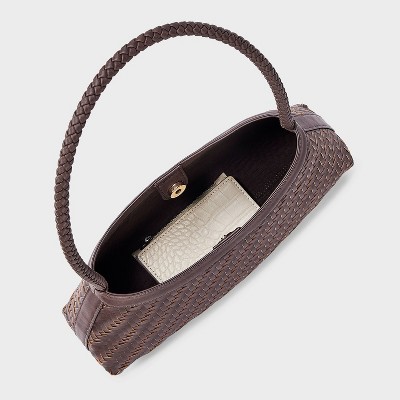 Сумки A New Day Woven Shoulder Bag - A New Day™ Brown — фото 4