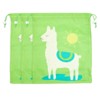 Blue Panda 15 Pack Large Drawstring Animal Themed Party Favor Bags for Kids Birthday, 5 Designs (10 x 12 In) - 4 of 4