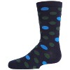 Memoi Boys' Spots and Dots Ribbed Cotton Crew Socks - 2 of 3