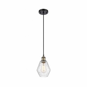 Cindyrella - 1 Light Cord Hung Mini Pendant In Industrial Style-10 Inches Tall and 6 Inches Wide - 1 of 1