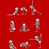 Men's Design By Humans Skeleton Yoga By huebucket Tank Top - 2 of 3