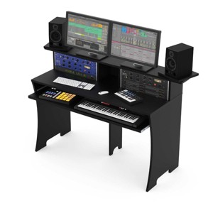 Glorious Workbench Studio Desk, Black - 1 of 4