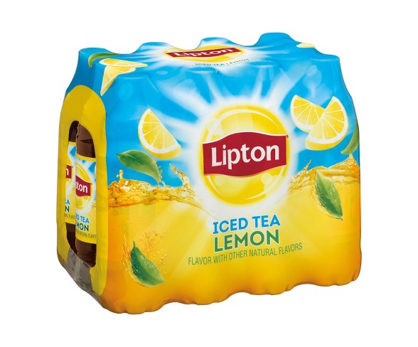 Lipton Lemon Iced Tea - 12pk/16.9 fl oz Bottles