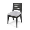 Sapphtopaz Patio Dining Chairs Outdoor Dining Chairs with Cushions, Right Arm for Garden, Backyard, Balcony - 2 of 4