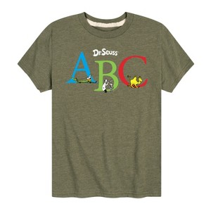 Boys' - Dr. Seuss - ABC Book Characters Short Sleeve Graphic T-Shirt - 1 of 4