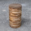 Uttermost Boone Small Wooden Side Table – 21" Tall Drink Table for Living Room - 2 of 4