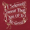 Harry Potter Women's I Solemnly Swear Gold Foil Accents V-Neck T-Shirt - 4 of 4
