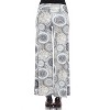 Women's Circle Printed Palazzo Pants - White Mark - 3 of 3