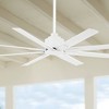 52" Minka Aire Xtreme H2O Flat White Wet Ceiling Fan with Remote - 2 of 4