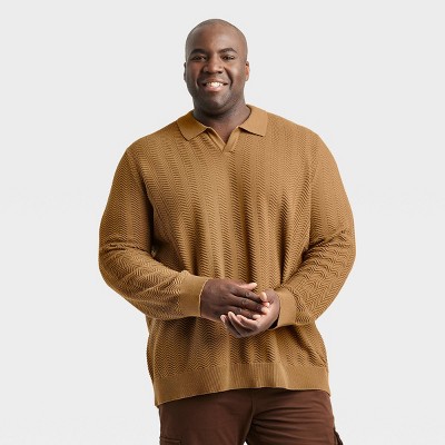 Men's Big & Tall Johnny Collared Polo Sweater - Goodfellow & Co™ Dapper ...