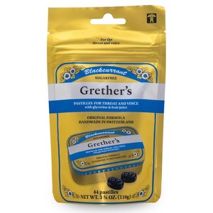 GRETHER'S Pastilles Sugarfree Natural Remedy Dry Mouth Relief - Soothing Throat & Healthy Voice - Long-Lasting Flavor, Gift for Singers - 1 of 4