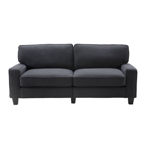 Target black hot sale couch