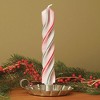 Lehman's Sunshine Candleworks Christmas Red Green Spiral Candle Unscented Pack of 2 - 2 of 2