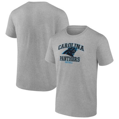 NFL Carolina Panthers Women's Roundabout Short Sleeve Fashion T-Shirt - S