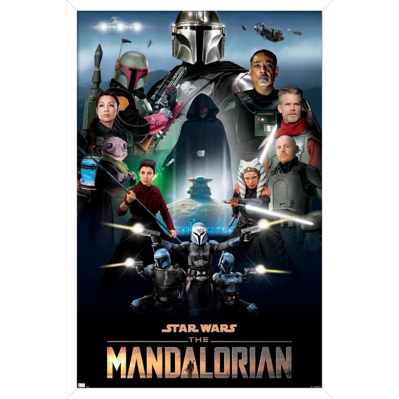 Trends International Star Wars: The Mandalorian Season 2 - Key Art by Andrew Switzer Framed Wall Poster Prints, 1 of 7