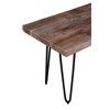 Jofran,Nature's Edge 48'' Modern Solid Wood Live Edge Bench - 4 of 4