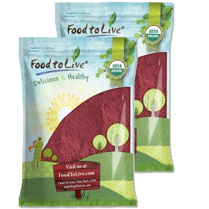 Organic Beet Root Powder - by Food To Live - 1 of 4