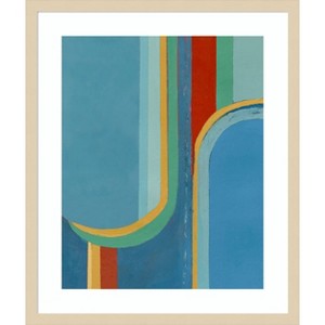 Amanti Art Keep in Your Lane IV by Pippin Schupbach Wood Framed Wall Art Print - 1 of 4