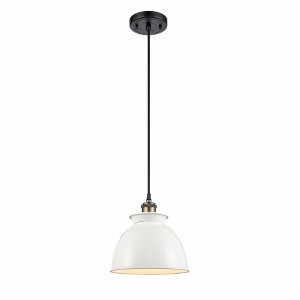 Adirondack - 1 Light Cord Hung Mini Pendant In Industrial Style-10 Inches Tall and 8.13 Inches Wide - 1 of 1