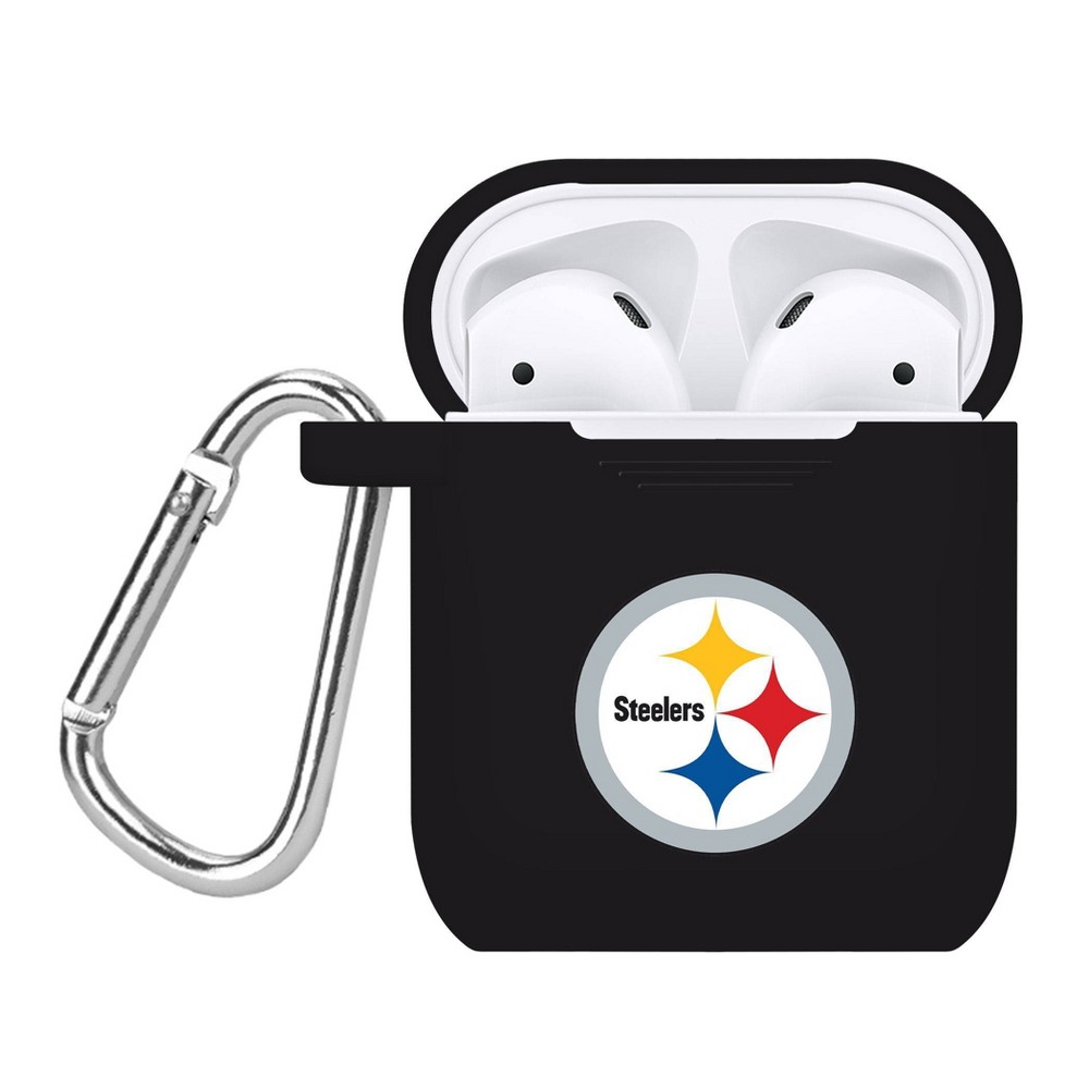 Photos - Portable Audio Accessories NFL Pittsburgh Steelers AirPods Cover - Black