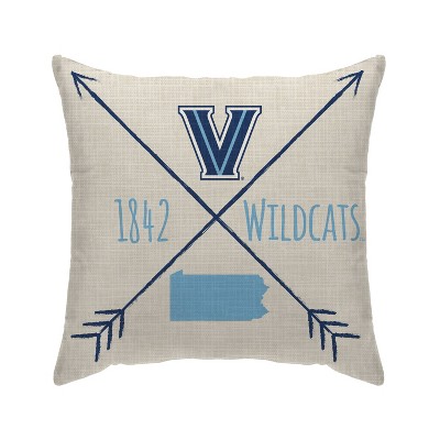 NCAA Villanova Wildcats Cross Arrow Decorative Throw Pillow