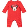 Disney Winnie the Pooh 101 Dalmatians Lion King Mickey Mouse Minnie Mouse Baby Snap Coverall and Hat Newborn to Infant - 4 of 4