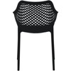 Meridian Furniture Mykonos Black Outdoor Patio Dining Chair (Set of 4) - 3 of 4