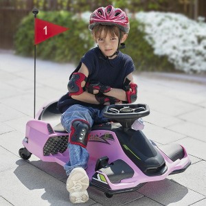 Resenkos Electric Ride-on Kart,12V Electric Go Kart, 5 MPH Drifting Car, Battery Powered Ride on Toy Outdoor, - 1 of 4