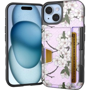 Smartish iPhone 15 Wallet Case - Wallet Slayer Vol 2 Credit Card Kickstand Holder - 1 of 4