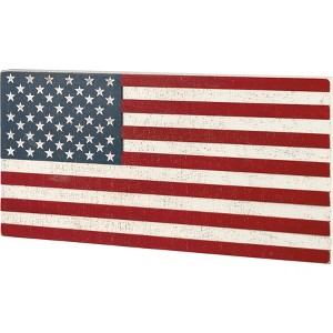 Primitives by Kathy American Flag Home Décor Box Sign - 1 of 2