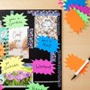 Juvale 60 Pack Neon Starburst Sale Signs for Retail Store Display, Price Tag, Bulletin Board Cutouts for Classroom Supplies (6 Colors, 3 x 5 In) - 2 of 4