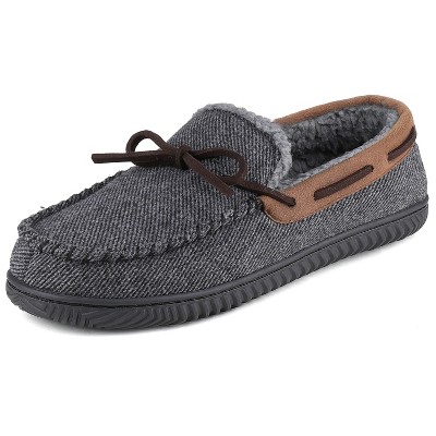 RockDove Men's Samuel Faux Shearling Moccasin Slipper