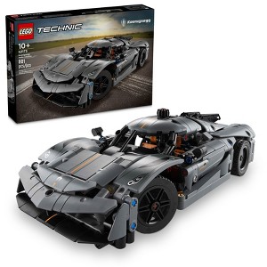 LEGO Technic Hypercar Koenigsegg Jesko Absolut Gris Juguete de construcción de autos deportivos 42173