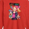 JoJo Siwa Just Have Fun! Long Sleeve Graphic T-Shirt - Red - 2T - 2 of 3