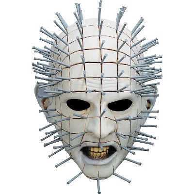 Mens Hellraiser III Pinhead Costume Mask - 13 in. - White