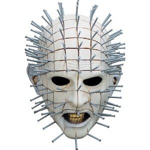 Mens Hellraiser III Pinhead Costume Mask - 13 in. - White - 1 of 1