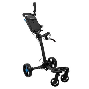 Axglo FlipNGo Pro Golf Push Cart - 4-Wheel - Patented 1-Step Folding System - 1 of 4