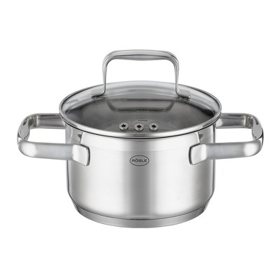 Rosle Charm Series High Casserole Pot with Tempered Glass Lid (6 in.)