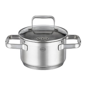 Rosle Charm Series High Casserole Pot with Tempered Glass Lid (6 in.) - 1 of 3