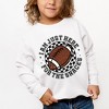 The Juniper Shop I Am Just Here For The Snacks Toddler Graphic Sweatshirt - 2 of 3