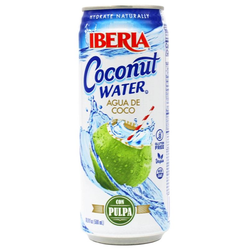 Iberia Coconut Water with Pulp - 16.9 fl oz Can, 3 of 4